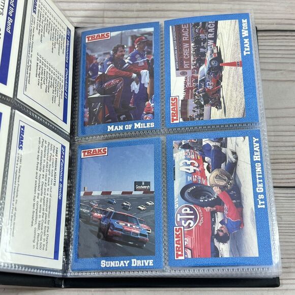 Richard Petty TRAKS 1991 Collector Set- Cards LOT #1-50 All NM in Pro Set Binder - Picture 11 of 16